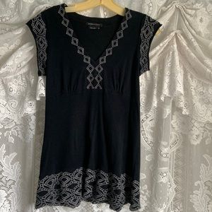 BCBG Maxazria top size medium black and gray